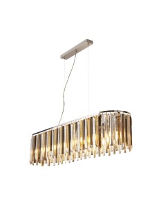 Searchlight® I Пендел Clarissa - хромиран метал и смесено стъкло I 8 x E14 - 9838-8CC - Цена | LEDs4economy