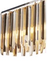 Searchlight® I Пендел Clarissa - хромиран метал и смесено стъкло I 8 x E14 - 9838-8CC - 3