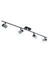 Searchlight® I Спот Blocs - хром и прозрачно стъкло I 4 x G9 - 9884BC
