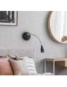 Searchlight® I Аплик Flexy - матово черно метално покритие I 1 x LED - 9917BK - 5