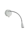 Searchlight® I Flexy LED регулируем Аплик - хром и бял метал I 1 x LED - 9917WH - 2
