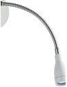 Searchlight® I Flexy LED регулируем Аплик - хром и бял метал I 1 x LED - 9917WH - 3