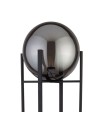 Searchlight® I Лампион Amsterdam - черен метал и опушено стъкло I 1 x E27 - EU1030-1SM - 3