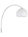 Searchlight® I Лампион Arcs - хром, черна мраморна основа и бял абажур I 1 x E27 - EU1037CC - 3