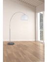 Searchlight® I Лампион Arcs - хром, черна мраморна основа и бял абажур I 1 x E27 - EU1037CC - 5