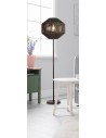 Searchlight® I Wicker Лампион - матово черен метал и черен въжен абажур I 1 x E27 - EU11202-1BK - 5