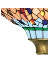 Searchlight® I Лампион Dragonfly - античен месинг и витраж I 1 x E27 - EU1285 - 3