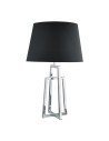 Searchlight® I Настолна лампа York - хромирана основа и черен коничен абажур I 1 x E27 - EU1533CC-1