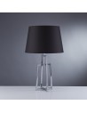 Searchlight® I Настолна лампа York - хромирана основа и черен коничен абажур I 1 x E27 - EU1533CC-1 - 5