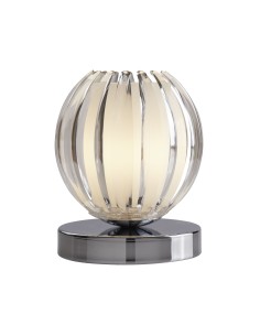 Searchlight® I Настолна лампа Claw Touch - хромиран метал, акрил и матирано стъкло I 1 x G9 - EU1811CL - Цена | LEDs4economy
