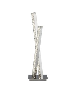 Searchlight® I Настолна лампа Clover - хромиран метал и прозрачен кристал I 1 x LED - EU2111CC - Цена | LEDs4economy 2