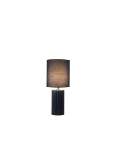 Searchlight® I Настолна лампа Groove, тъмносиня с подходящ абажур I 1 x E14 - EU22353AZ - Цена | LEDs4economy