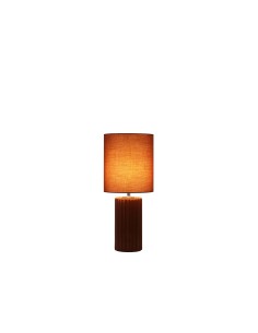 Searchlight® I Настолна лампа Groove, цвят изгоряло оранжево с подходящ абажур I 1 x E14 - EU22353OR - Цена | LEDs4economy