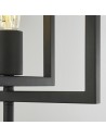 Searchlight® I Настолна лампа Plaza - матово черно метално покритие I 1 x E27 - EU23201-1BK - 3