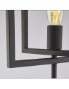 Searchlight® I Лампион Plaza - матово черно метално покритие I 1 x E27 - EU23202-1BK - 3