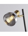Searchlight® I Настолна лампа Westminster - черна, сатениран месинг и опушен цвят I 1 x E14 - EU23802-1SM - 3
