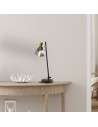 Searchlight® I Настолна лампа Westminster - черна, сатениран месинг и опушен цвят I 1 x E14 - EU23802-1SM - 5