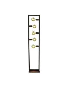 Searchlight® I Oblong Лампион - рустик кафява метална I 5 x E27 - EU24101-5RU - Цена | LEDs4economy