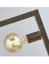 Searchlight® I Oblong Лампион - рустик кафява метална I 5 x E27 - EU24101-5RU - 3