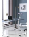 Searchlight® I Офис настолна лампа, метална лате I 1 x GU10 - EU24108LT - 5