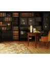 Searchlight® I LED настолна лампа Thread, златна мрежа и матово черно I 1 x LED (SMD) - EU25154-1BK - 5