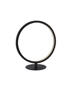 Searchlight® I Настолна лампа Cirque Ring - черен метал и опал силиций I 1 x LED - EU25771-1BK - Цена | LEDs4economy