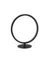 Searchlight® I Настолна лампа Cirque Ring - черен метал и опал силиций I 1 x LED - EU25771-1BK - 2