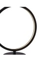 Searchlight® I Настолна лампа Cirque Ring - черен метал и опал силиций I 1 x LED - EU25771-1BK - 3