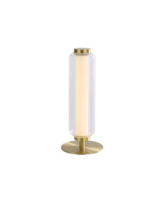 Searchlight® I Mod LED настолна лампа, сатениран месинг, опал акрил и прозрачен цвят I 1 x LED (SMD) - EU26251SB - Цена | LEDs4e