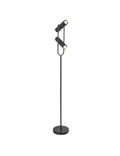 Searchlight® I Лампион Telescope - матово черно метална I 2 x GU10 - EU2792BK - Цена | LEDs4economy