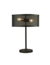 Searchlight® I Настолна лампа Fishnet - матово черно метално покритие I 2 x E27 - EU2822-2BK