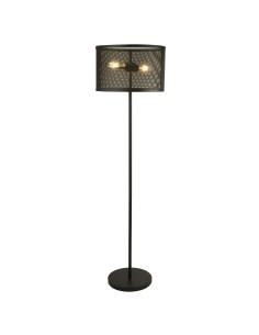 Searchlight® I Лампион Fishnet - матово черно метално покритие с мрежест абажур I 2 x E27 - EU2832-2BK - Цена | LEDs4economy