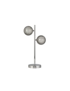 Searchlight® I Quartz настолна лампа - хром и балончесто стъкло I 2 x LED - EU28701-2CC - Цена | LEDs4economy 2