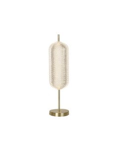Searchlight® I Capsule LED настолна лампа, сатениран месинген абажур с акрилен цвят I 1 x LED - EU28805SB - Цена | LEDs4economy