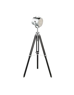Searchlight® I Studio Лампион, черна с хромиран абажур I 1 x E27 - EU3013 - Цена | LEDs4economy