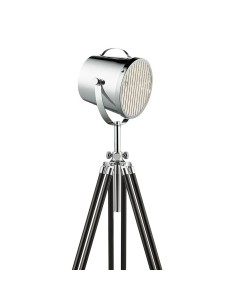 Searchlight® I Studio Лампион, черна с хромиран абажур I 1 x E27 - EU3013 - Цена | LEDs4economy 2