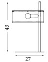 Searchlight® I Настолна лампа Hessian, черен метал с ленен абажур I 1 x E14 - EU30501BK - 4