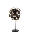Searchlight® I Настолна лампа Discus - черен метал, черно-златни PC дискове I 3 x E14 - EU3070BG