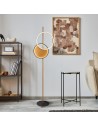 Searchlight® I Лампион Curio - черен метал и дърво I 1 x LED - EU36302-1BK - 5