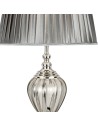 Searchlight® I Настолна лампа Greyson - хром, опушено стъкло и калаен абажур I 1 x E27 - EU3721CL - 2