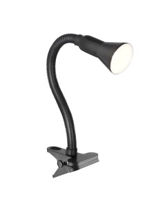 Searchlight® I Работна лампа Desk Partners Flex Clip - Черен метал I 1 x E14 - EU4122BK - Цена | LEDs4economy