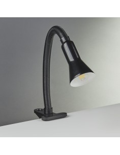 Searchlight® I Работна лампа Desk Partners Flex Clip - Черен метал I 1 x E14 - EU4122BK - Цена | LEDs4economy 2