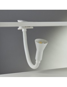 Searchlight® I Работна лампа Desk Partners Flex Clip - бял метал I 1 x E14 - EU4122WH - Цена | LEDs4economy 2