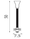 Searchlight® I Работна лампа Desk Partners Flex Clip - бял метал I 1 x E14 - EU4122WH - 4