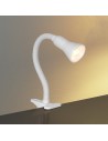 Searchlight® I Работна лампа Desk Partners Flex Clip - бял метал I 1 x E14 - EU4122WH - 5