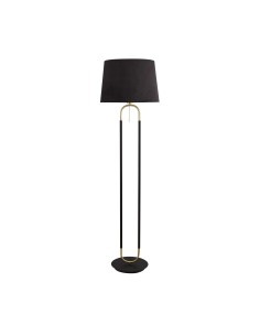 Searchlight® I Лампион Jazz - черна, сатениран месинг и черно кадифе I 1 x E27 - EU41432SB - Цена | LEDs4economy 2