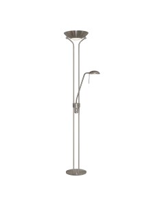 Searchlight® I Лампион Mother & Child - сатенено сребриста, метал и стъкло I 1 x R7S 118mm - EU4329SS - Цена | LEDs4economy