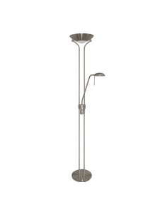 Searchlight® I Лампион Mother & Child - сатенено сребриста, метал и стъкло I 1 x R7S 118mm - EU4329SS - Цена | LEDs4economy 2