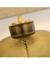 Searchlight® I Настолна лампа Zenith, зелено стъкло с абажур от естествен лен I 1 x E27 - EU44651GR - 3