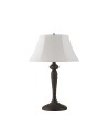 Searchlight® I Настолна лампа Amy с ленен абажур I 2 x E27 - EU46092WH - 2